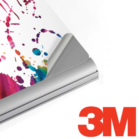 Chromatic Splatter White Surface Book 2 15in Skin
